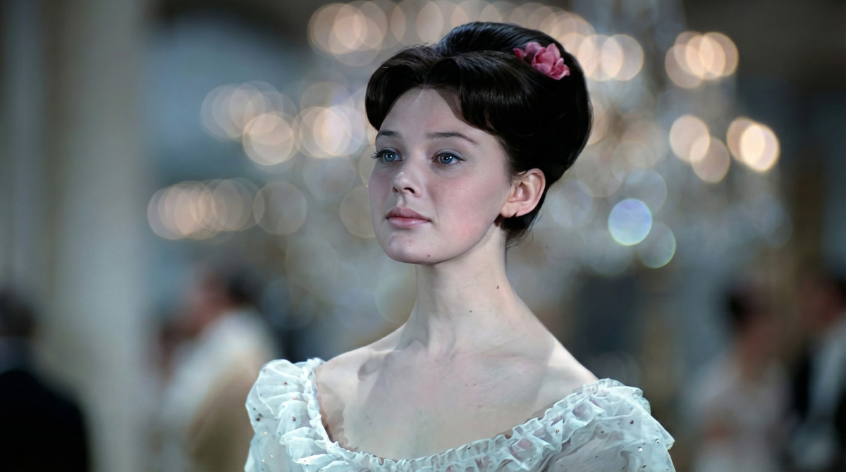    Фото: Людмила Савельева в роли Наташи Ростовой; источник: кадр из фильма "Война и мир" (1967г.)