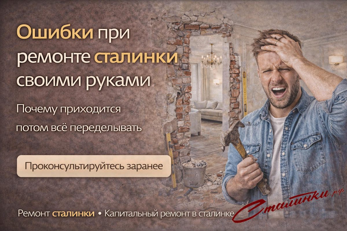Ремонт в сталинке - Сталинки.рф