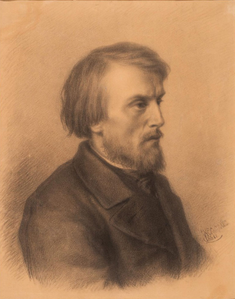 Портрет Виссариона Белинского. И. Астафьев