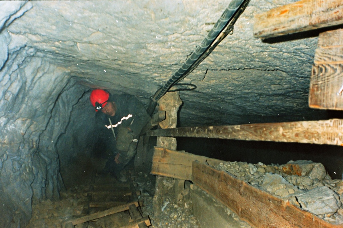 Ползем с напарником в восстающем