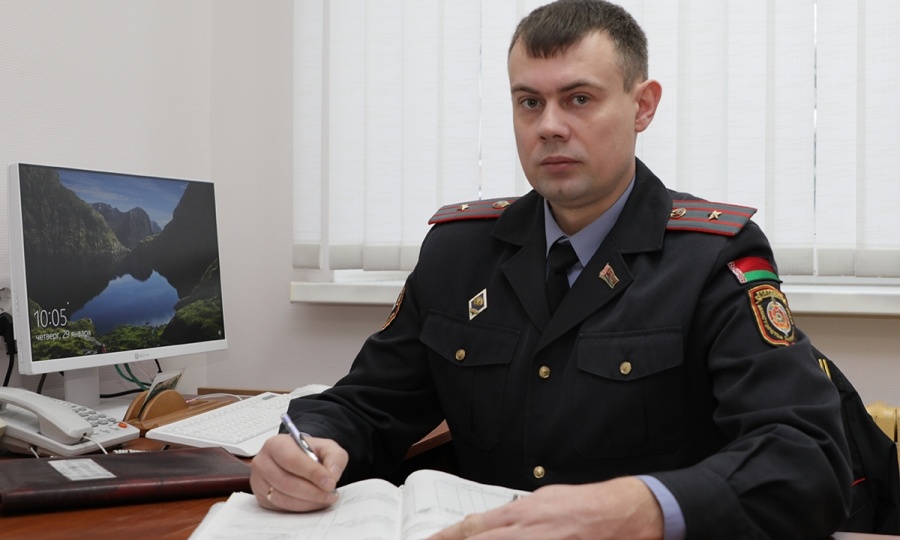 В районном отделе внутренних дел Копыльского райисполкома представлен новый руководитель отделения Госавтоинспекции