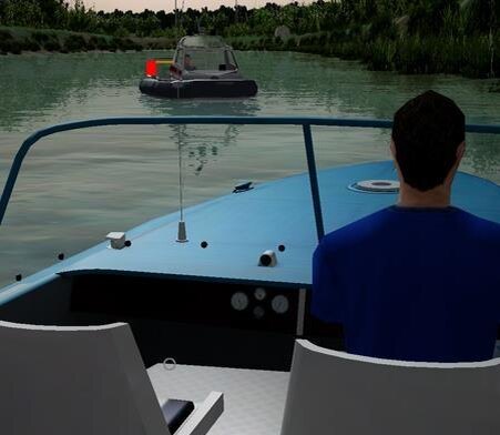 Что означает сигнал — горизонтальное движение флагом — отмашкой, подаваемый с патрульного судна ГИМС?