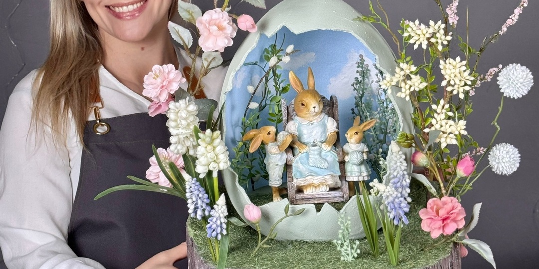 Декоративное пасхальное яйцо своими руками: объёмная композиция внутри (3 этапа)