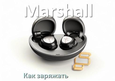 
Как заряжать беспроводные наушники Marshall и кейс сколько по времени