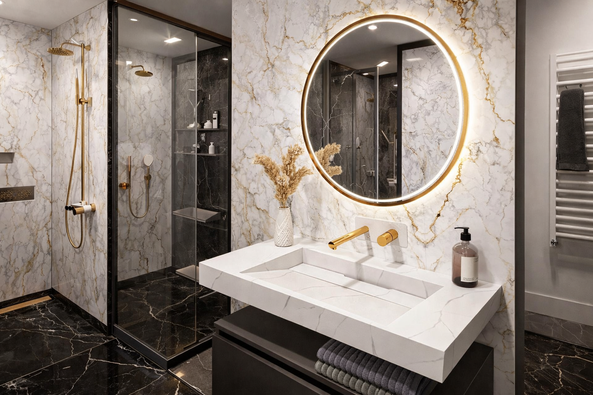 Раковина Armadi Art в интерьере ванной комнаты