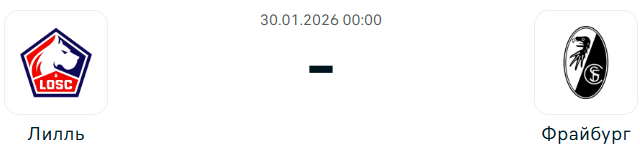 Анализ матча Лилль — Фрайбург (29.01.2026) подготовлен на основе текущих данных Лиги Европы, xG-метрик и тактических особенностей команд.