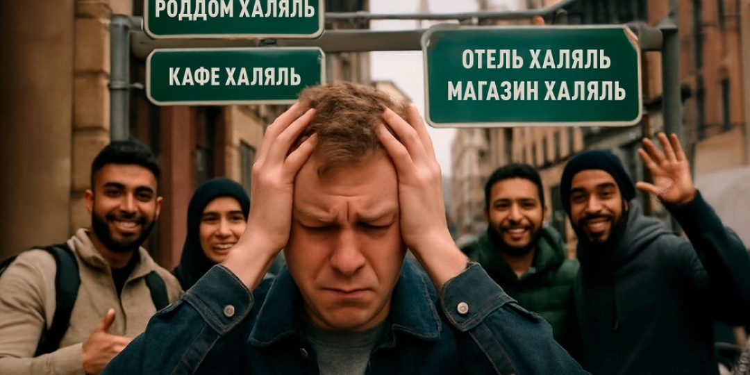 Распродажа халяль в самом сердце Москвы: Очевидцы поделились "вопиющими фото" с Красной площади