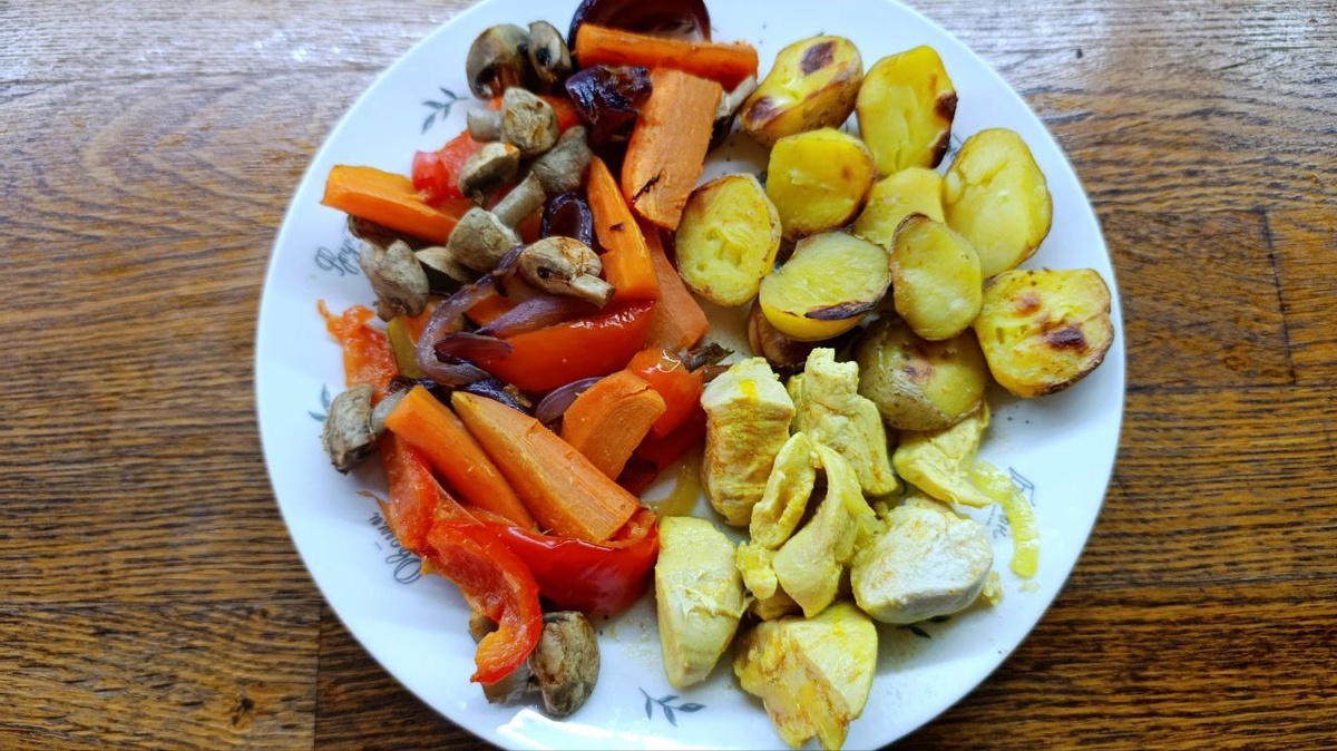 Завтрак, обед и ужин я стараюсь собирать по принципу тарелки.