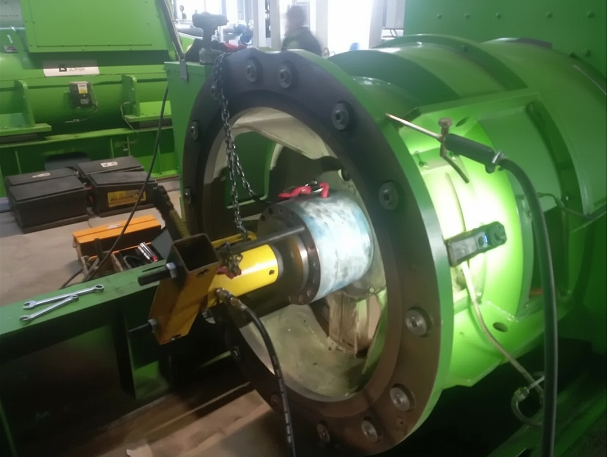 Ремонт ГПУ: процесс демонтажа подшипника