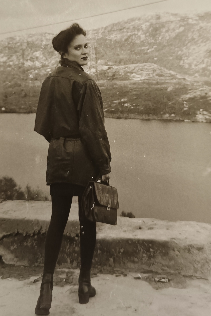 Только переехали в Гаджиево, первая осень, 1995 год. 