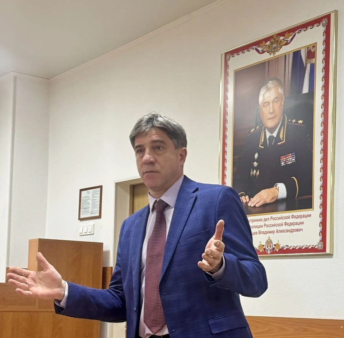 Фото: Вадим Прокопенко, председатель Общественного совета   при УМВД России по городу Новосибирску 