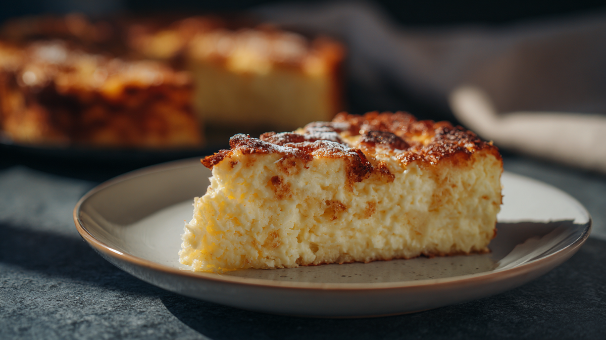 Запеканка из творога в аэрогриле