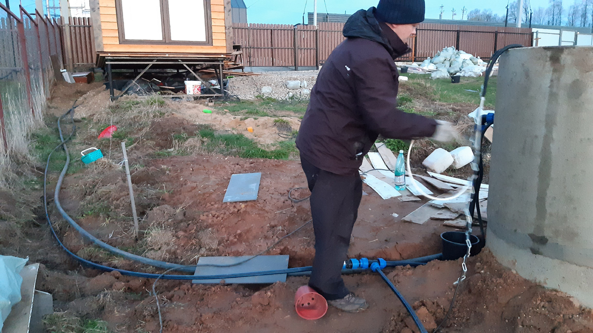 Трасса летнего водоснабжения