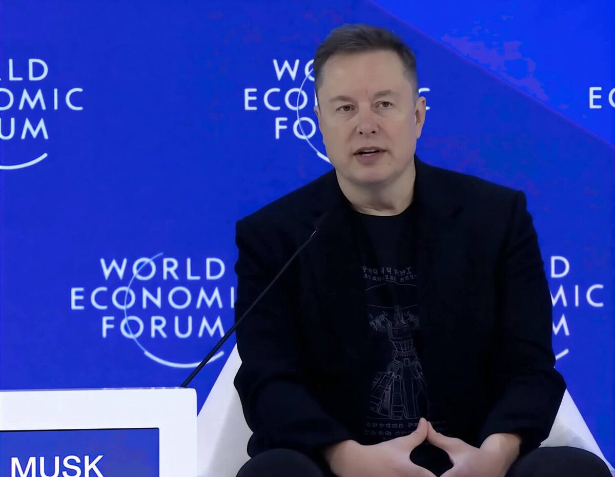 Илон Маск  Всемирном экономическом форуме