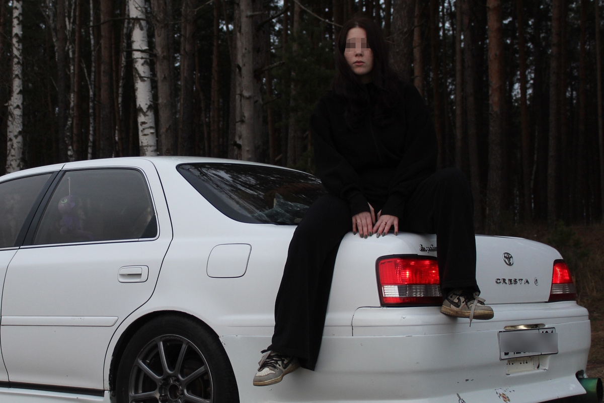 Та самая Toyota Cresta, которая попала в ДТП. Фото: соцсети