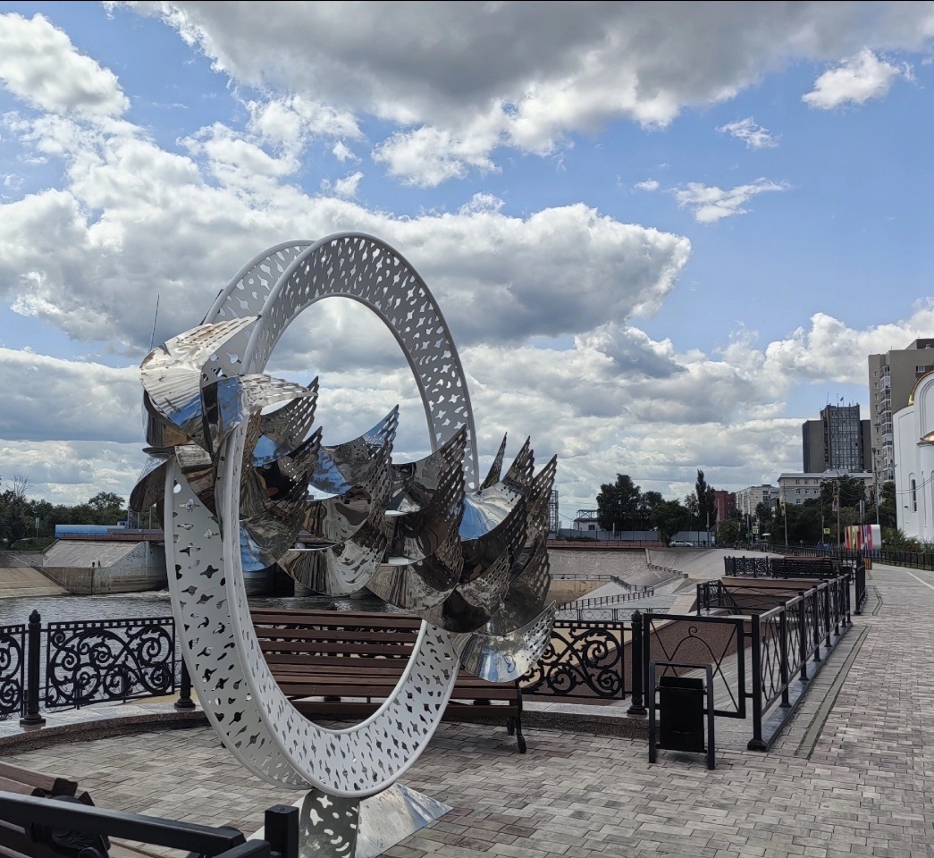 Арт-объект "Душа", набережная р. Тобол 