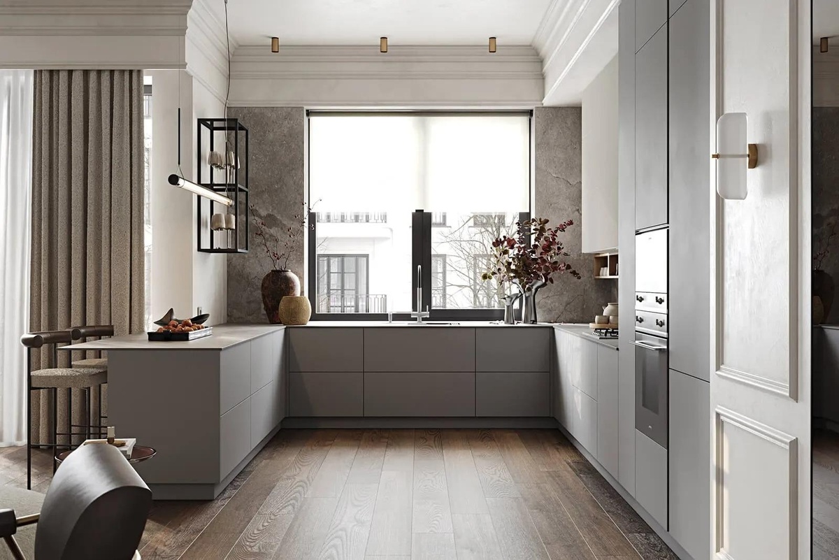 Кухня «Франка», крашеная МДФ, акрил