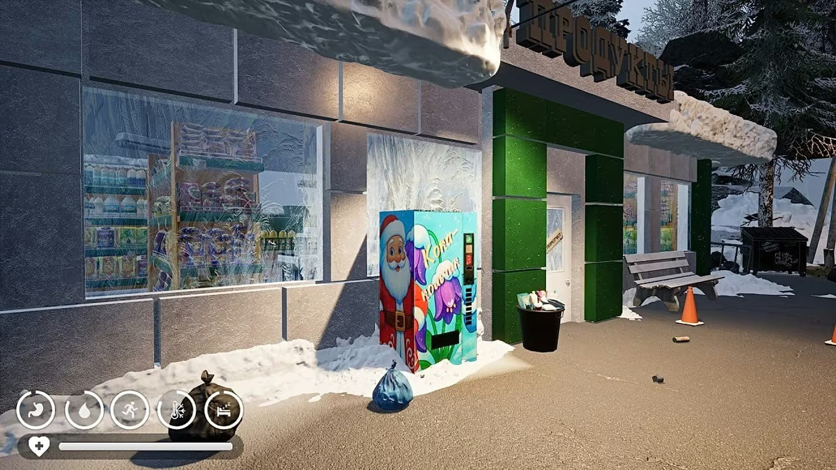 Скриншот из игры «Зимняя Хижина»