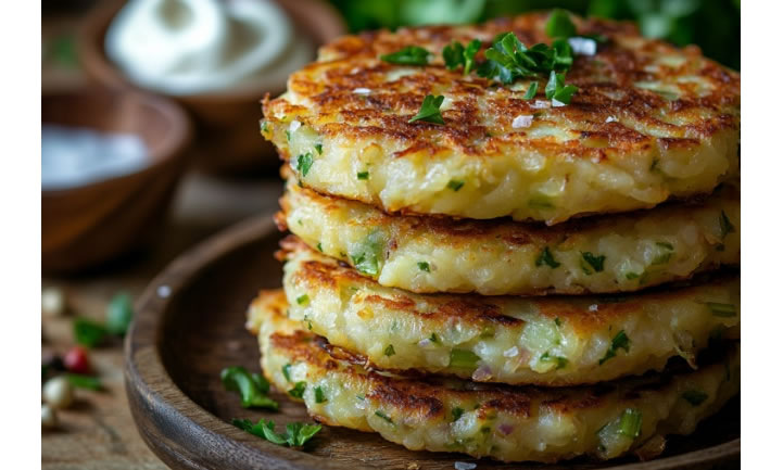 Драники с капустой.