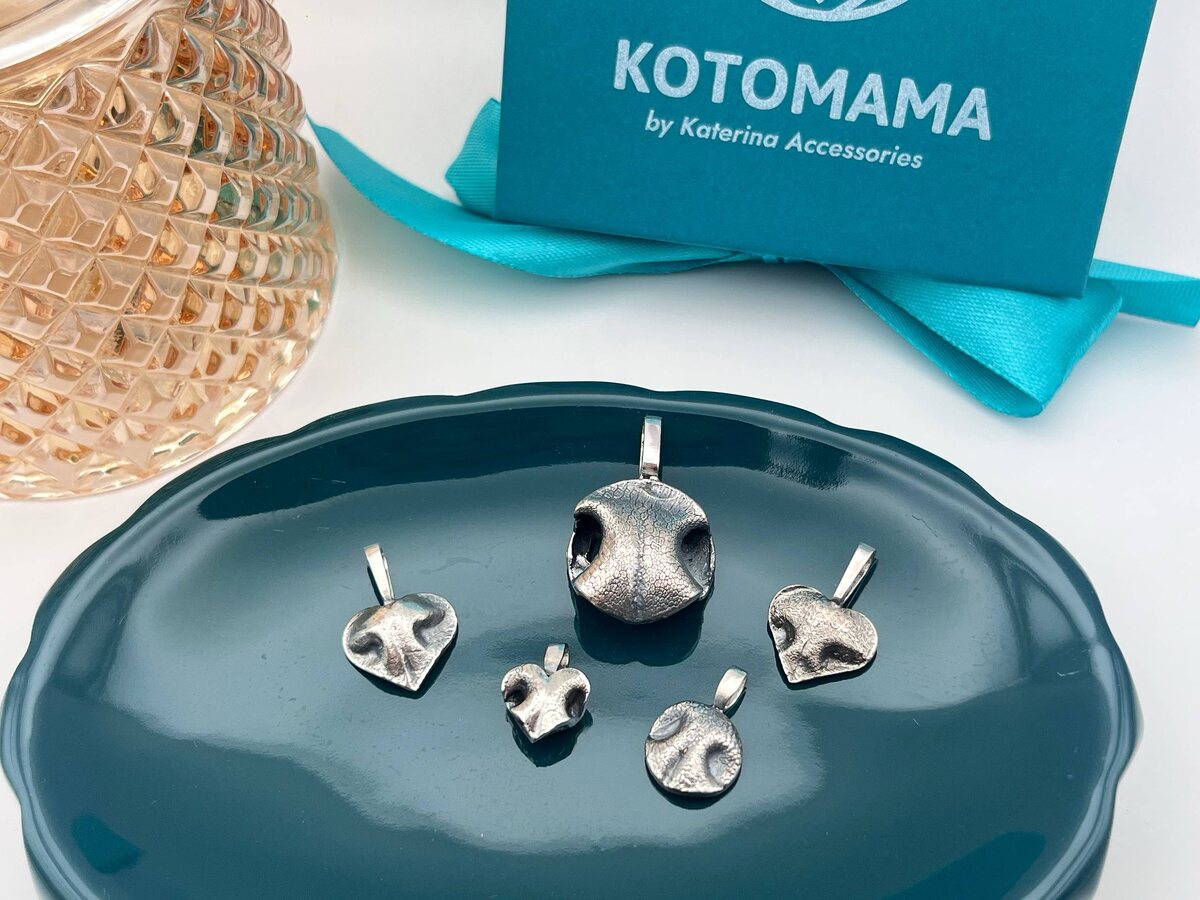 Украшения с отпечатками носиков из серебра 925 пробы