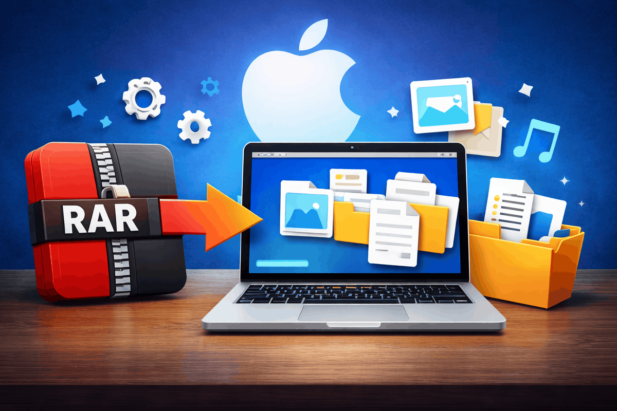    RAR на Mac — это не проблема. Учимся распаковывать нестандартные архивы
