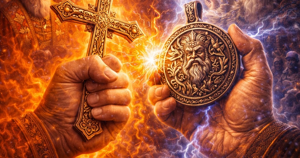 Что сильнее: крест или оберег Перуна?