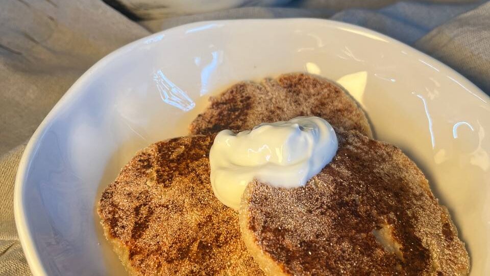 Банановые сырники без муки и сахара