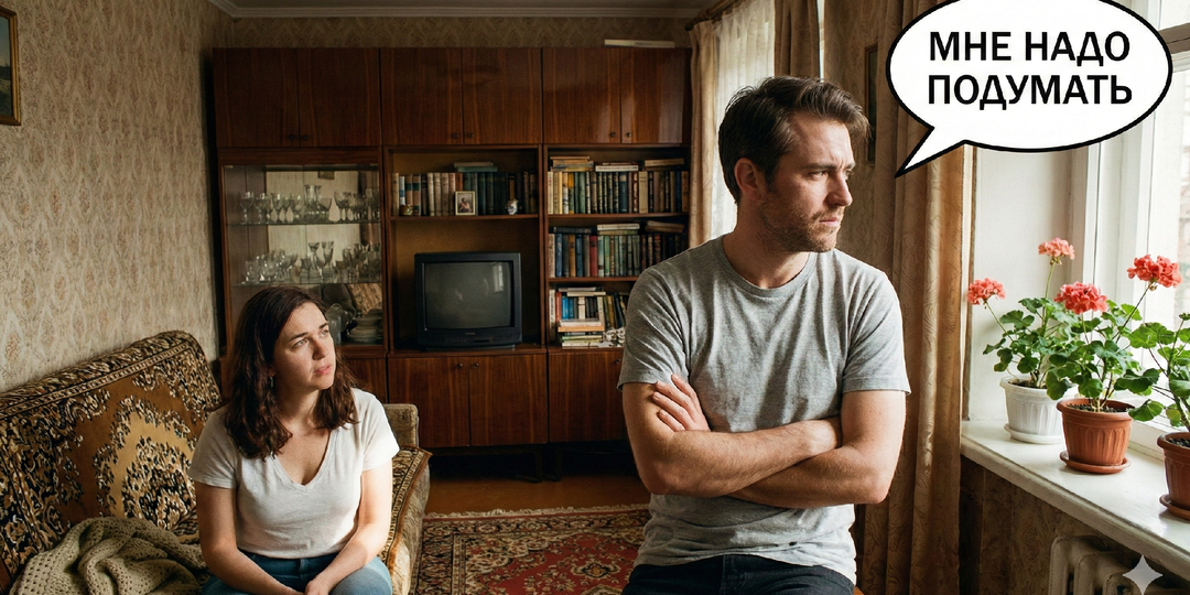 Он молчит, проверяя, сломаешься ли ты