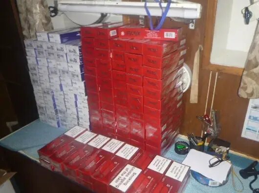    Незаконные сигареты // Фото пресс-службы Южного таможенного управления