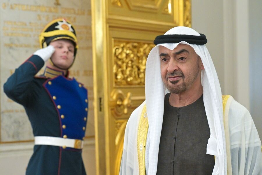    Президент ОАЭ Мухаммед Бен Заид Аль Нахайян / Источник: © Алексей Никольский/POOL/ТАСС