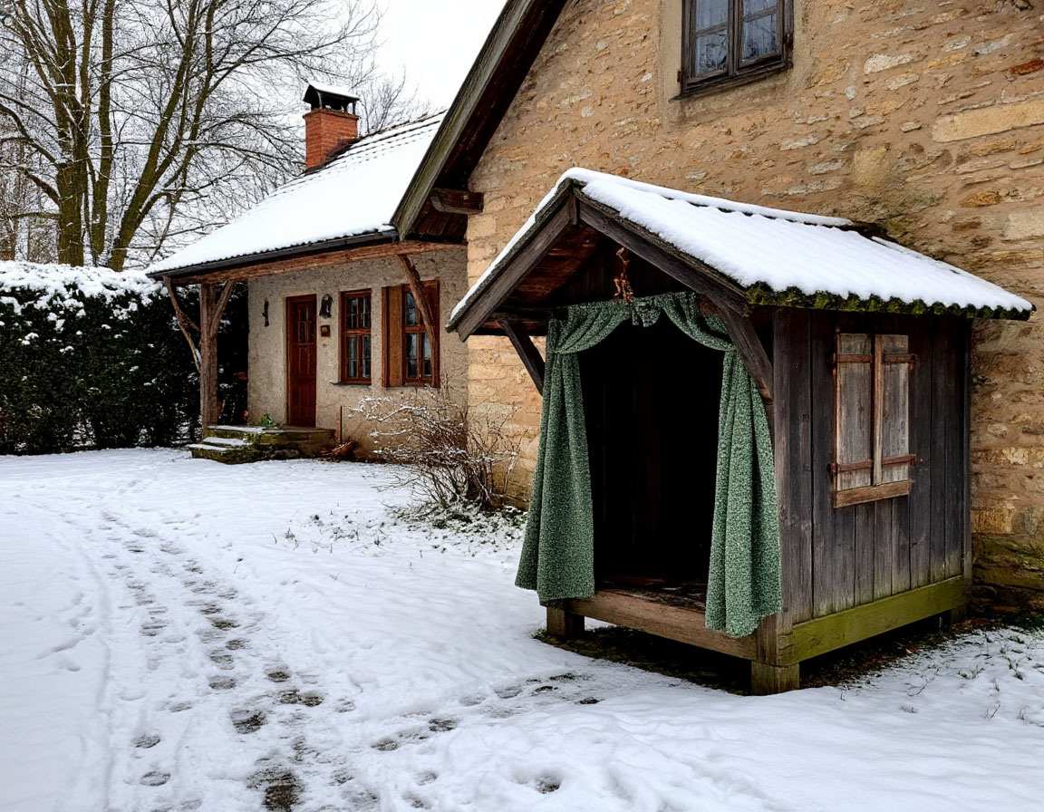 Будка для собаки/сгенерировано ИИ