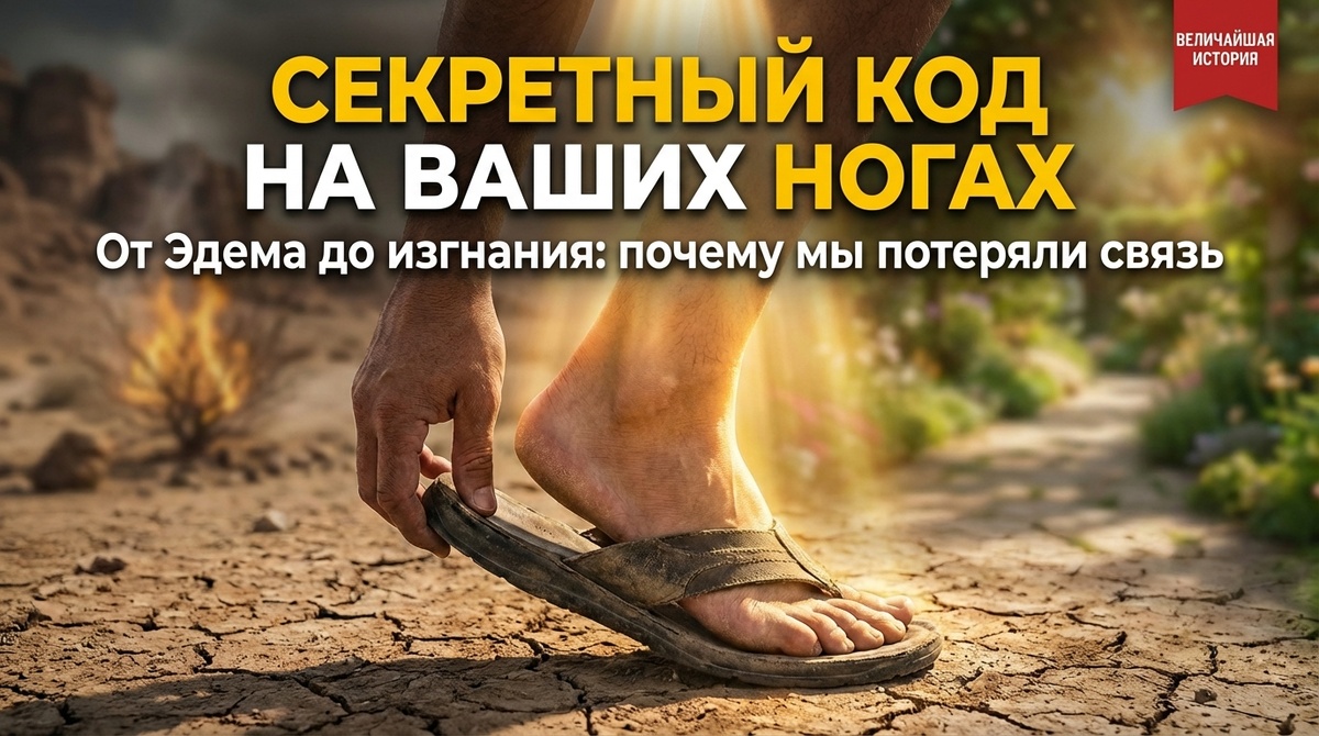 стопы и сандалии