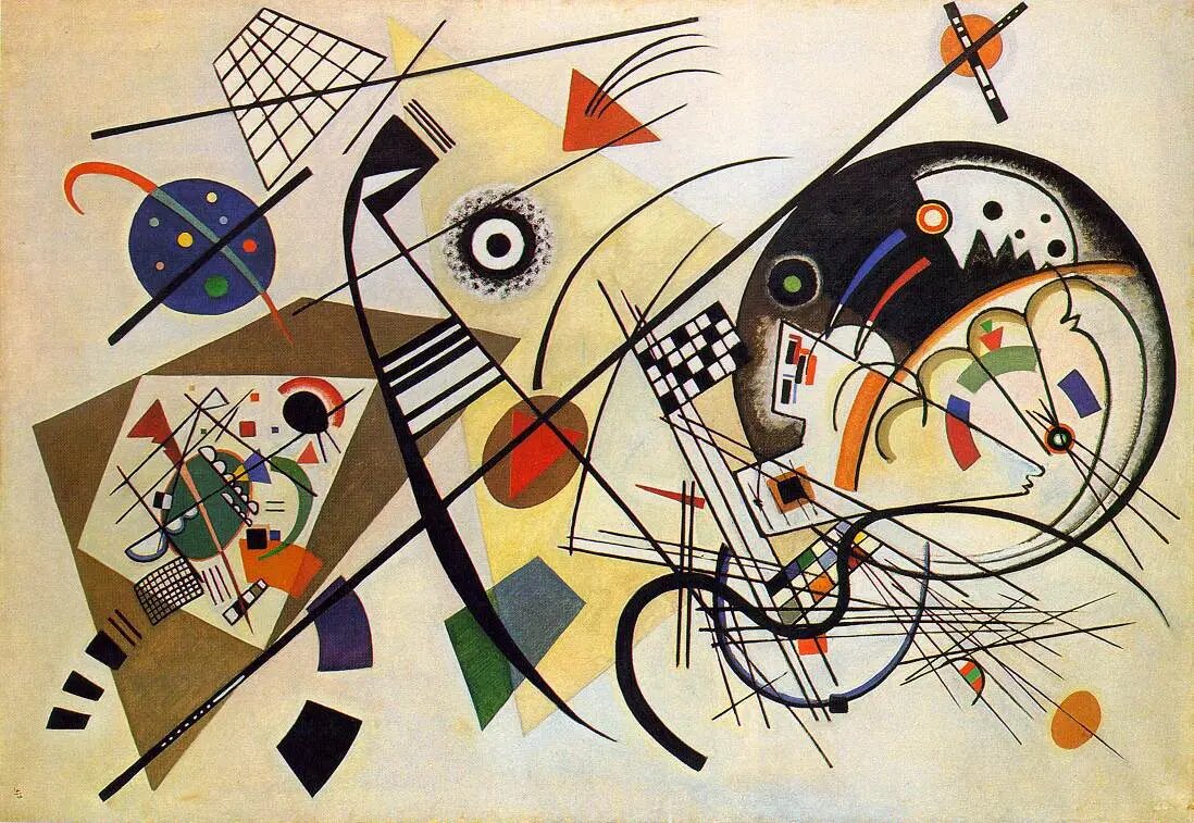 Василий Кандинский «Поперечная линия», 1923 г.