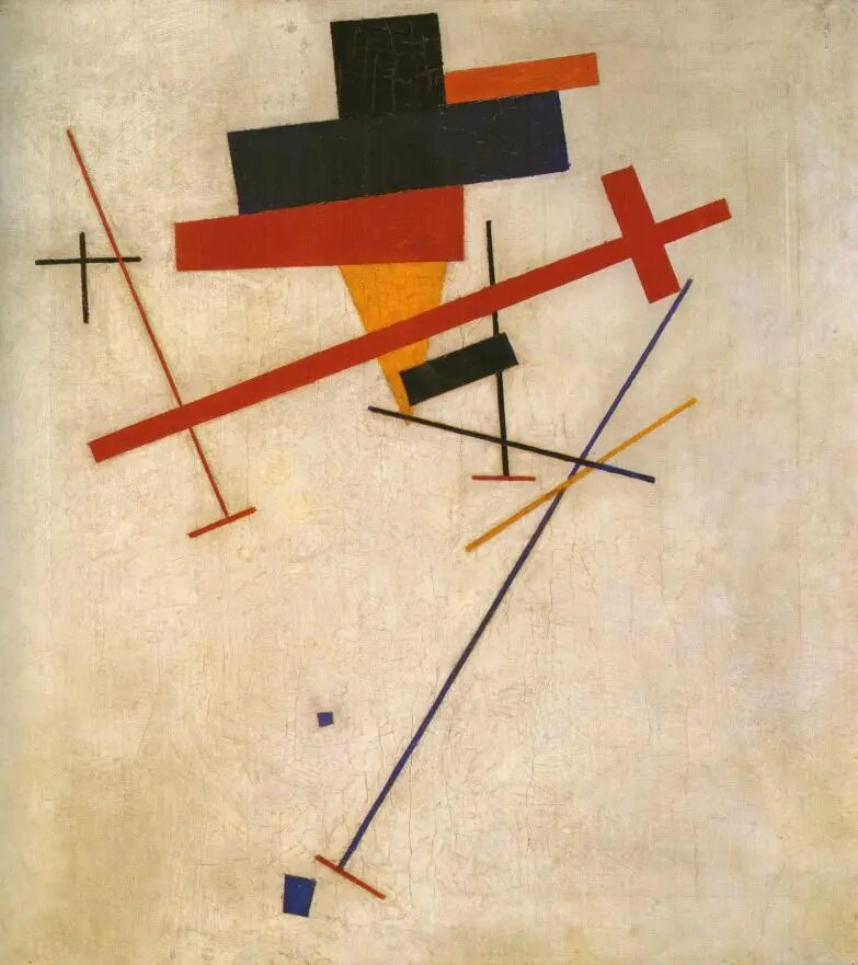 Казимир Малевич «Супрематическая композиция», 1916 г.