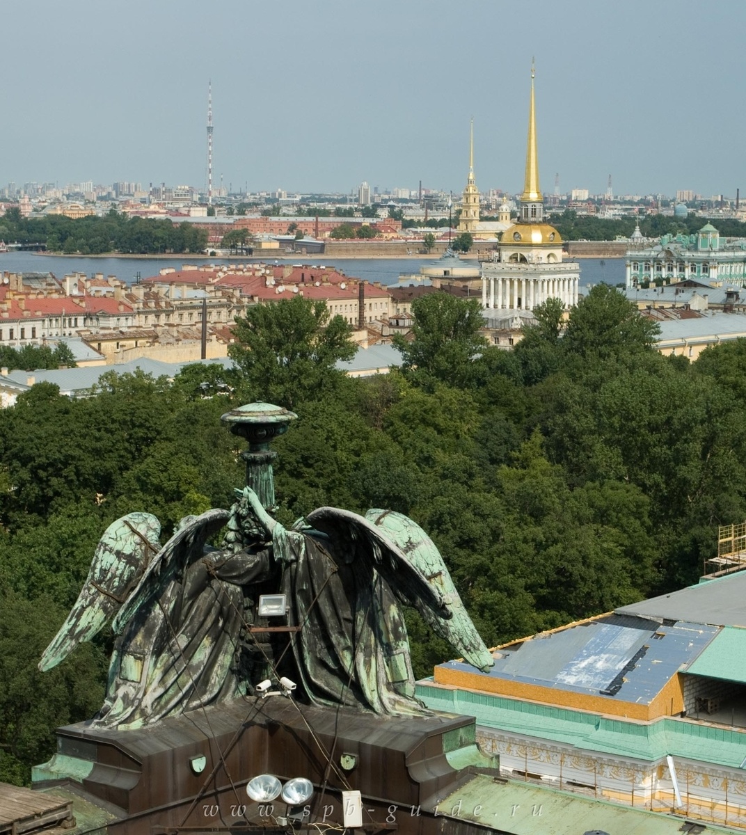вид с коллонады Исаакиевского собора 