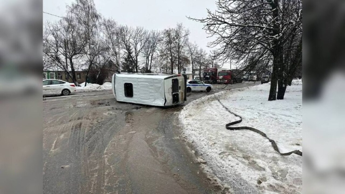    Четыре машины — участники ДТП в Железнодорожном округе Курска