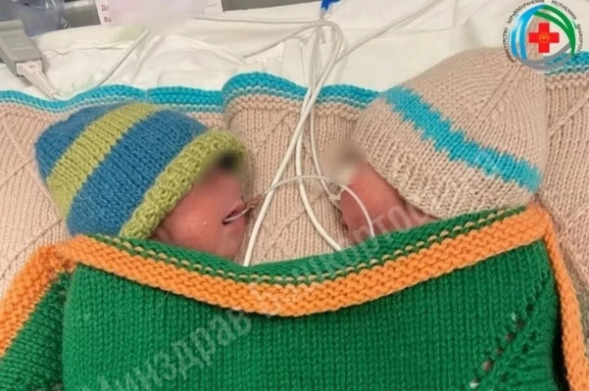    В Уфе врачи спасли новорожденных-двойняшек с гипоксией
