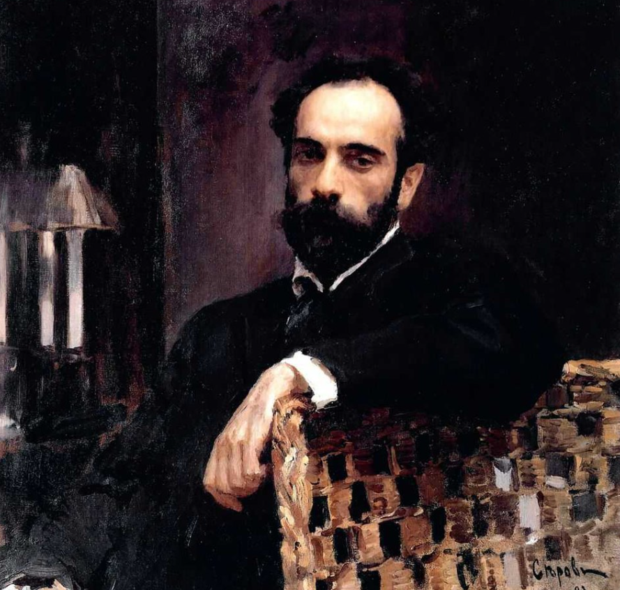 В. А. Серов. Портрет И. И. Левитана. 1893. Холст, масло. Государственная Третьяковская галерея, Москва