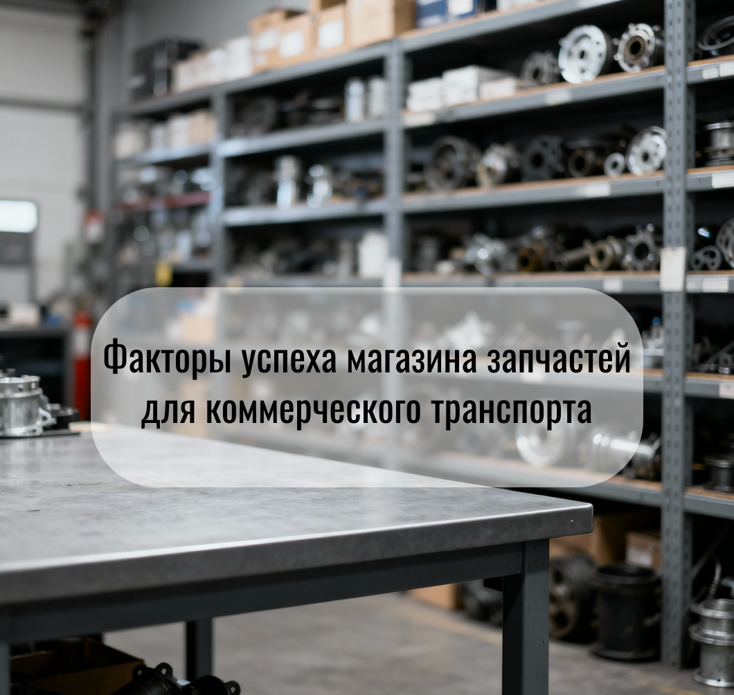 Факторы успеха магазина запчастей для коммерческого транспорта
