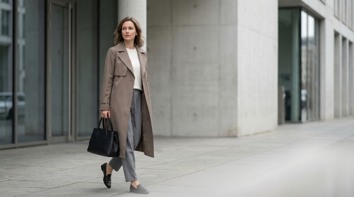 Современный деловой стиль в нейтральных тонах