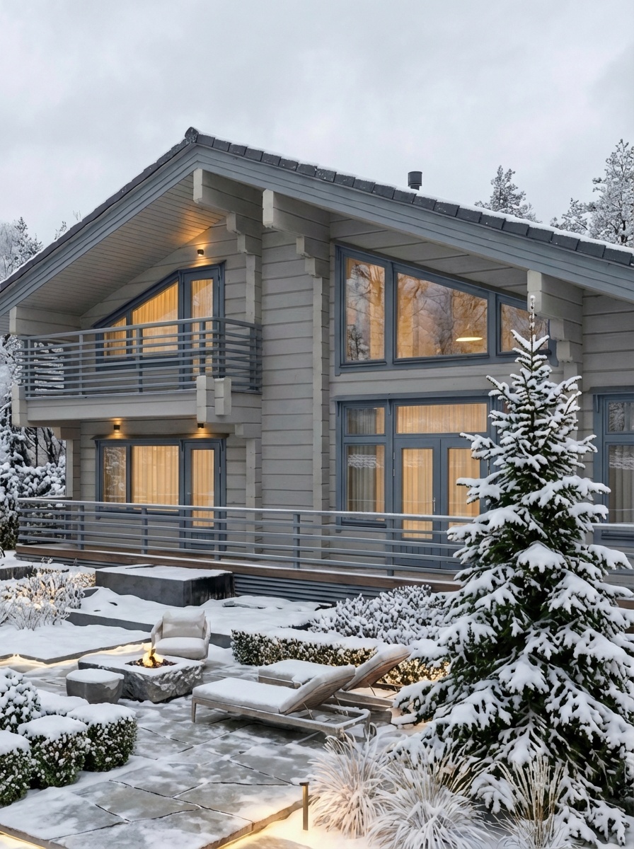 Деревянный дом Сканди