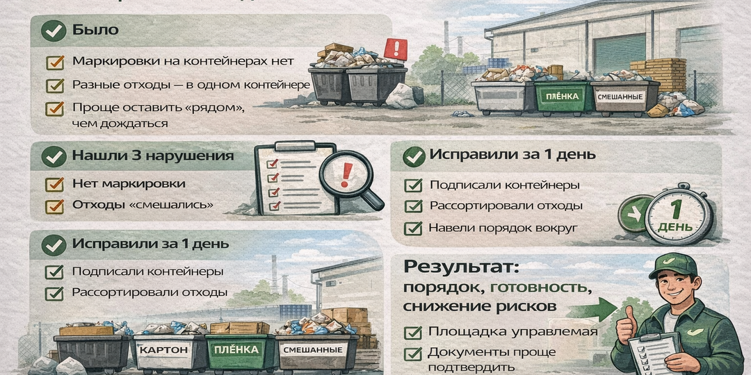 Площадка была “норм”, но риск штрафа высокий. Что исправили за 1 день