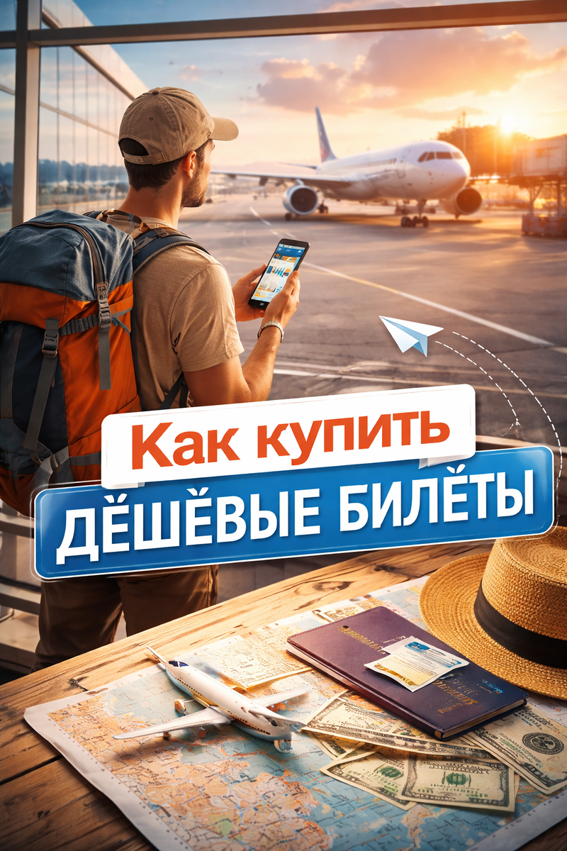 Статья Как купить дешёвые авиабилеты 