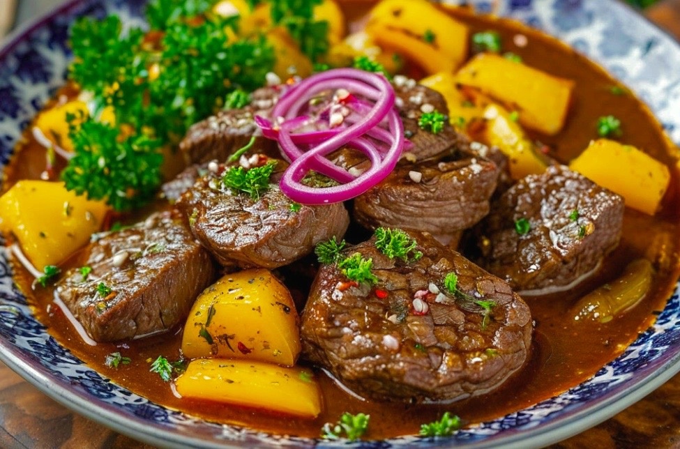 Тушеная говядина. Рецепты.