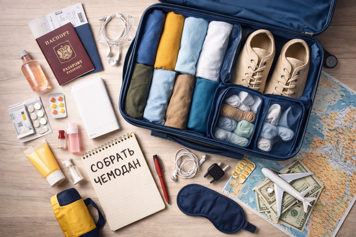 Собрать чемодан