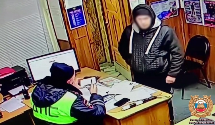    На фото стоп-кадр видеоматериала Госавтоинспекции РО Редактор