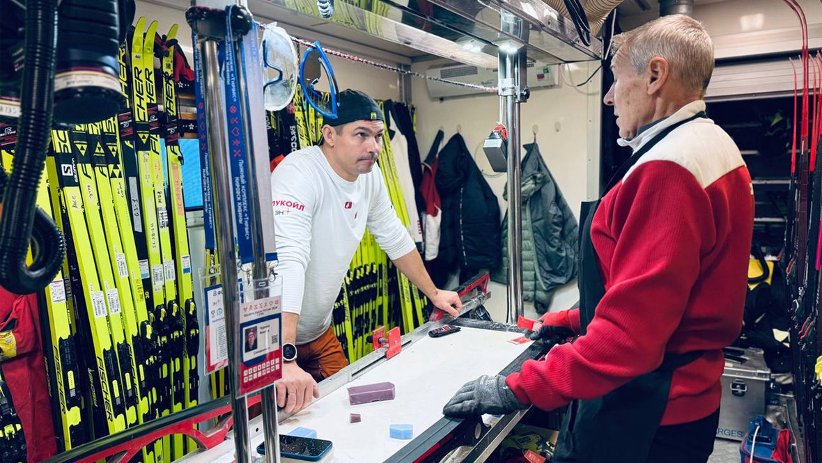    Евгений Уфтиков и Виктор Чуркин.Федерация лыжных гонок России