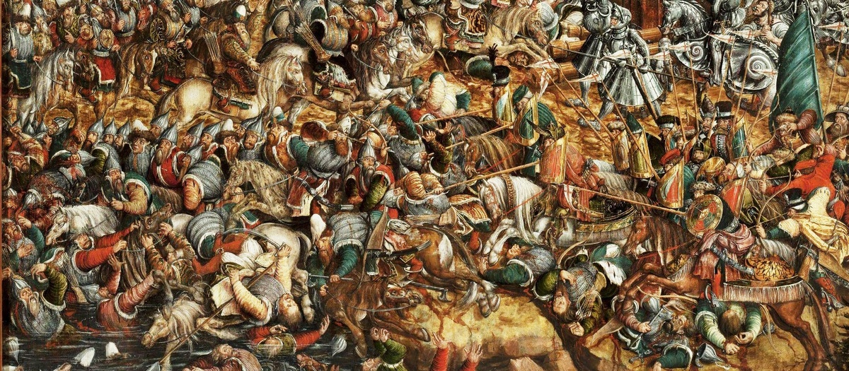 Бой русских и литовских всадников. © wikipedia.org