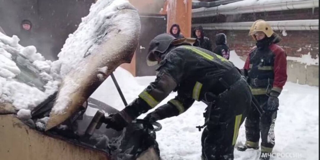 Во Владимире ликвидировали пожар в микроавтобусе
