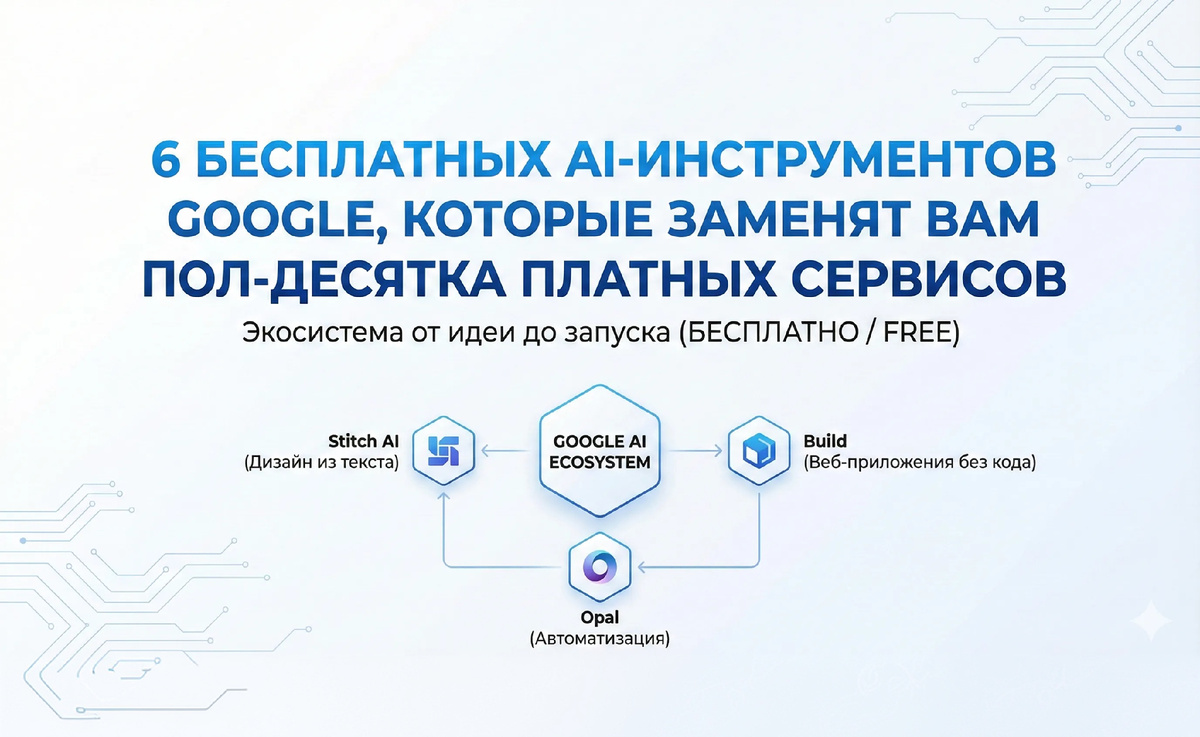 6 бесплатных AI-инструментов от Google